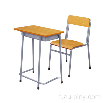 Set di sedie per tavolo da studio per studenti universitari